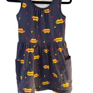 Hanna Andersson Yellow and Blue Sleeveless Sundress